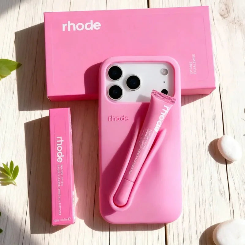 Hot Brand Lemontini Phone  Case for IPhone 11 12 13 14 15 16 Pro Max Plus 17 Air Makeup Lip Gloss Silicone Cover with Lip Glaze