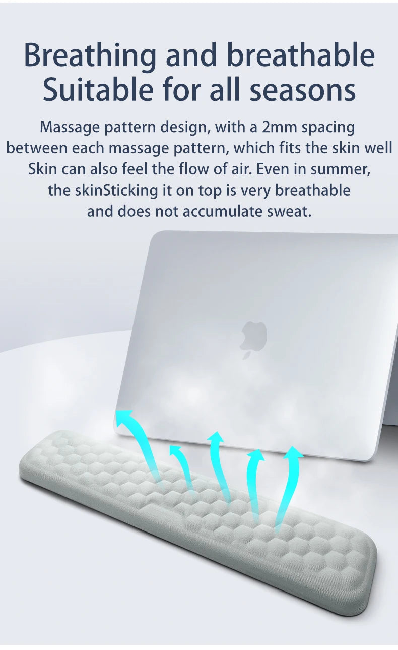 Keyboard Pad Mousepad Ergonomic Keyboard Mouse Wrist Rest Office Typing Protection Relax Wrist Memory Mouse Pad Computer Laptops