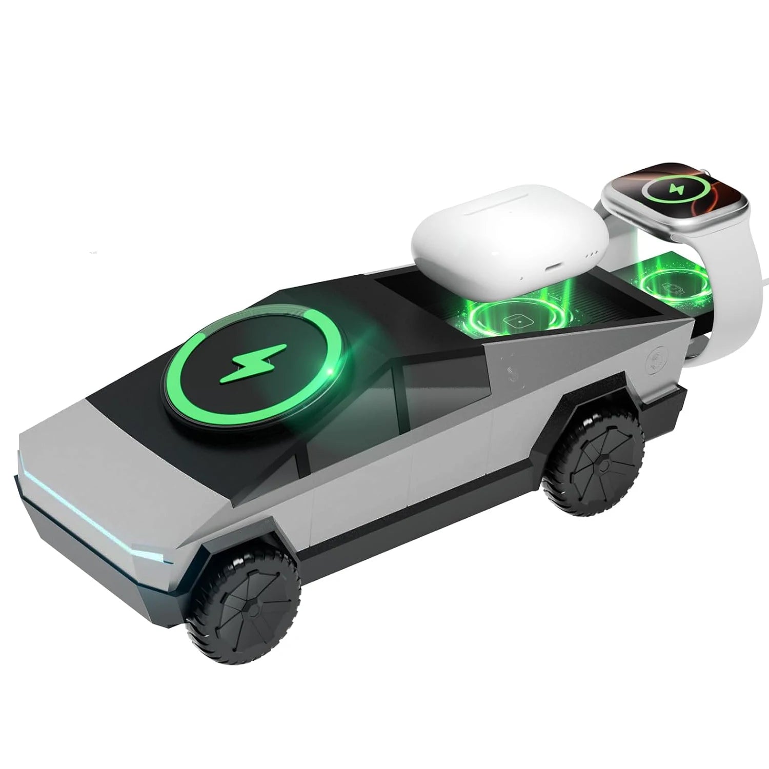 3 in 1 Magnetic Wireless Charger Car Stand For iPhone 17 16 Pro Max 15 14 13 Apple & Samsung Watch Airpods Pro Fast Charging