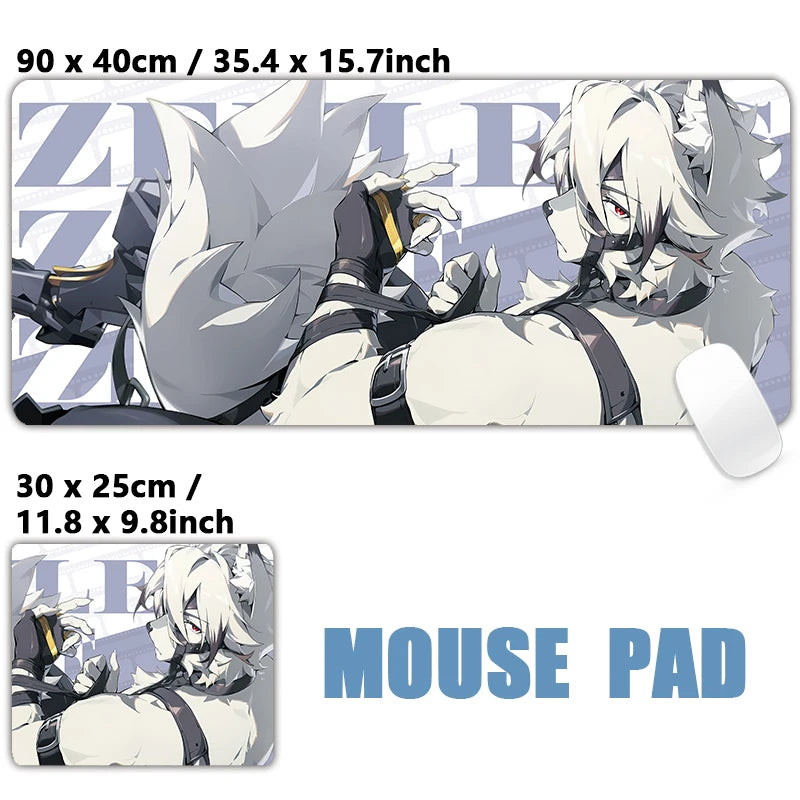 ZZZ Gaming Hoshimi Miyabi Ye Shunguang Mouse Pad Evelyn Ellen Zenless Zone Zero Keyboard Desk Mats XXL Anime Girls Mousepad