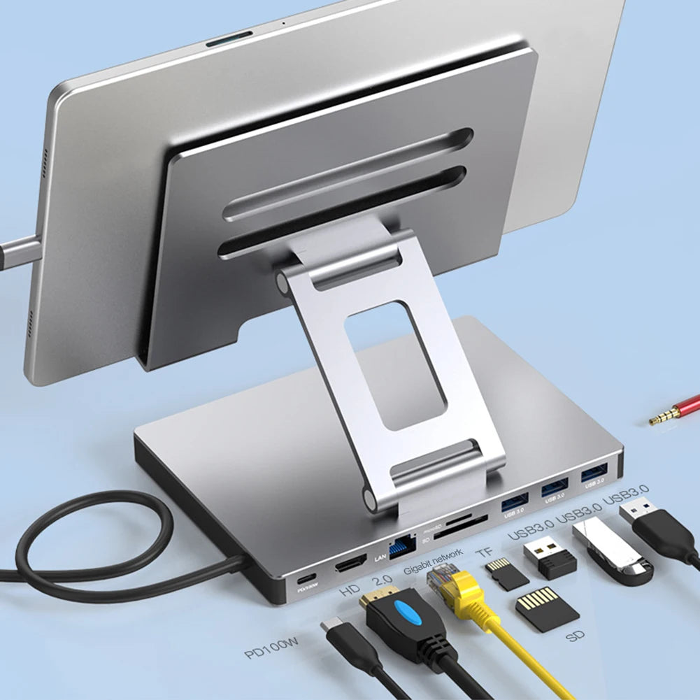 Type C Docking Station – 8-in-1 / 9-in-1 Multiport Hub
