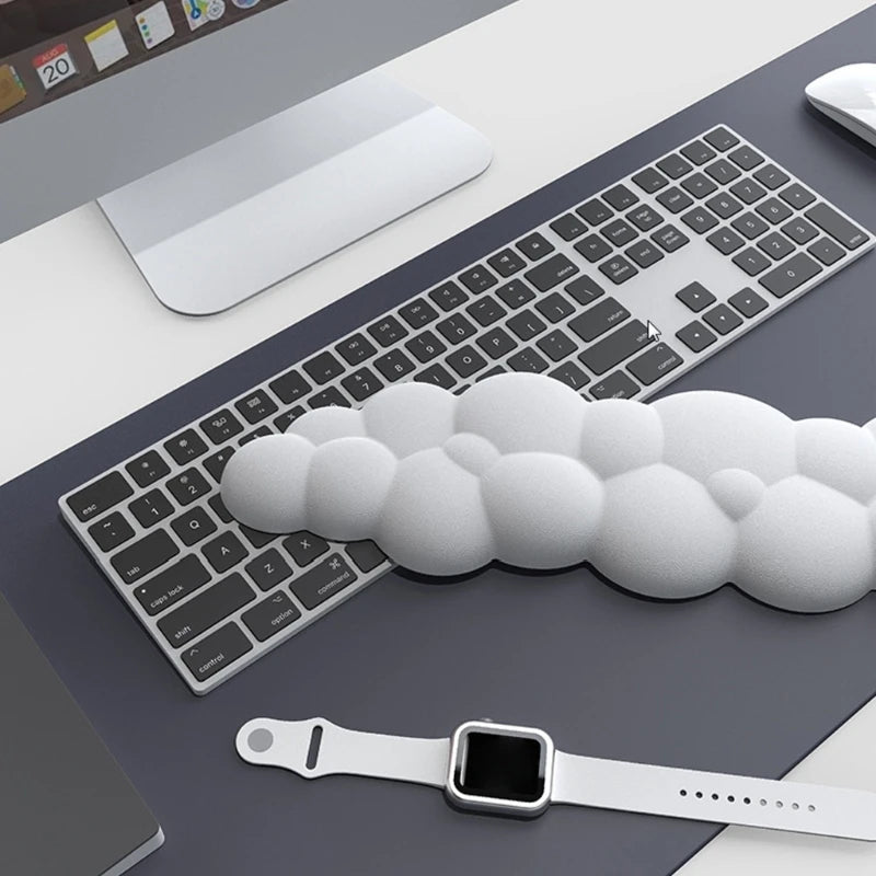 Cloud Shape Mouse Wrist Rest Pad PU Soft Hand Cushion Moves Anti-Slip Rubber Base With Wrist for Keyboard Mouse Drop Shipping