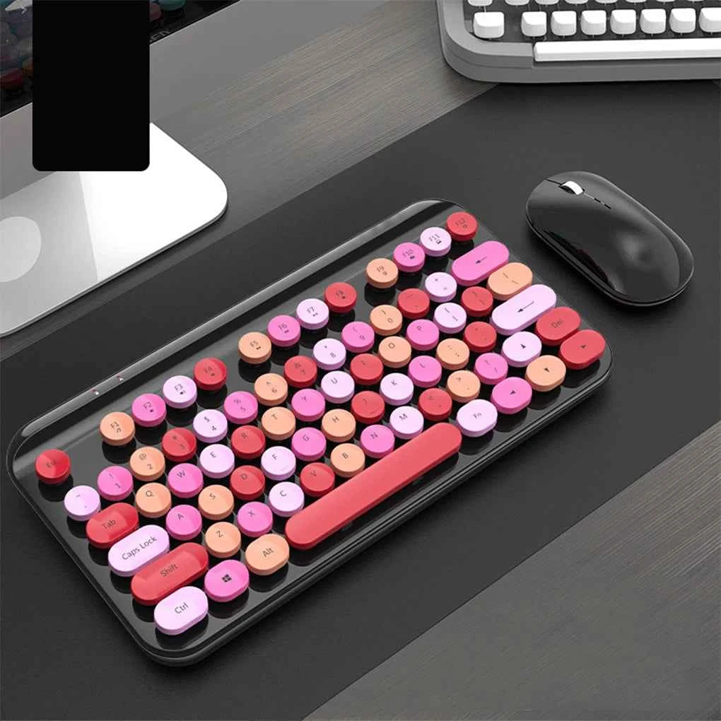 1600DPI Gaming Wireless Keyboard Gamer Laptop Mechanical Keypad USB Mouse Set Electronic for Home Living Room Type
