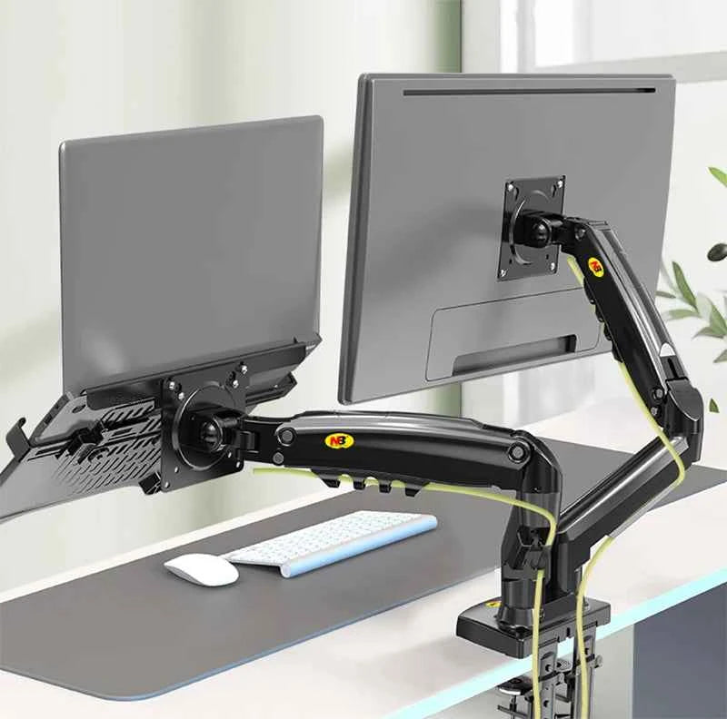 Desktop NB F160 + FP-2 Gas Spring Dual Arm for 17