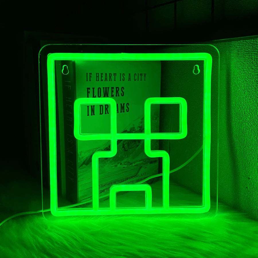 Game Led Neon Sign, Suitable For Gamers' Room Decor, Usb Power Supply, Bedroom, Game Room Animation Night Light, Youth Gifts.