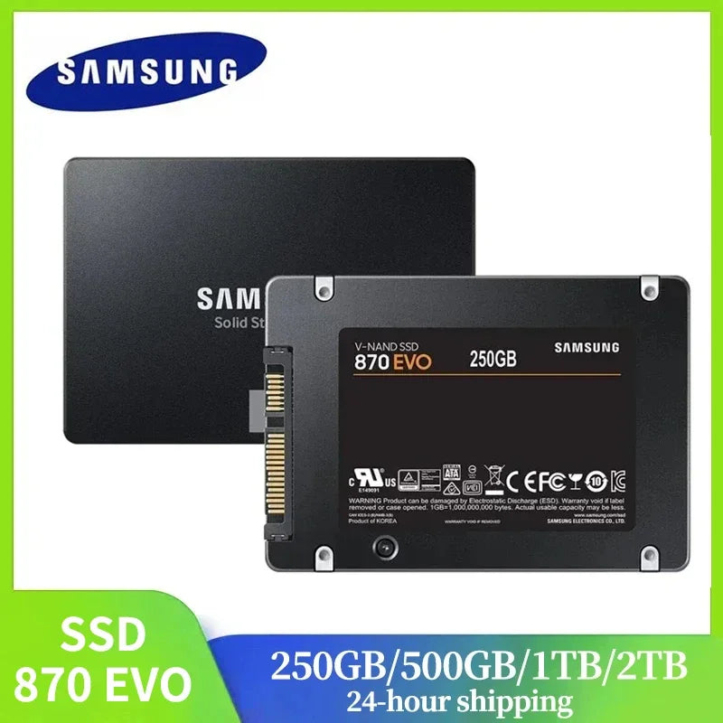 SAMSUNG SSD 870 EVO 1TB 2TB 250GB 500GB Internal Solid State Disk HDD Hard Drive SATA3 2.5 inch Laptop Desktop PC - WinSupport Tech