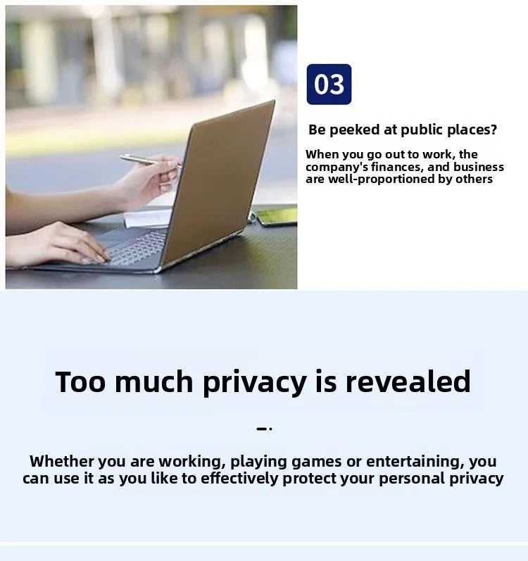 For 15.3inch Lenovo IdeaPad Slim 3i 15IRU10 15AHP10 Laptop 15IRU9 Privacy Screen Protector Counter-spy Anti-peeping film