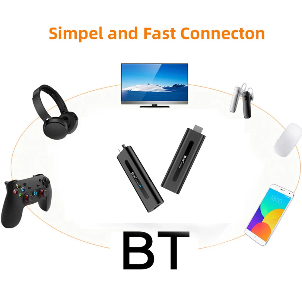 TV98 ATV H313 Android TV Stick 14.0 8K 2.4G 5G WiFi Quad Core BT5.0 Set Top Box Smart TV Box for Network Media Player