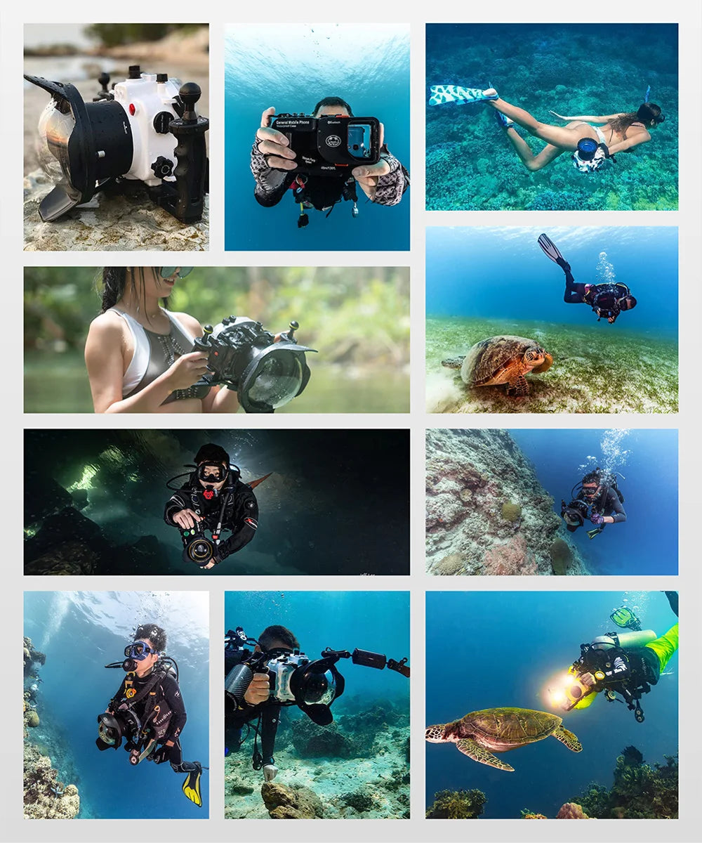 Seafrogs 20Meter General Mobile Phone Waterproof Case Durable Protection for Your Phone