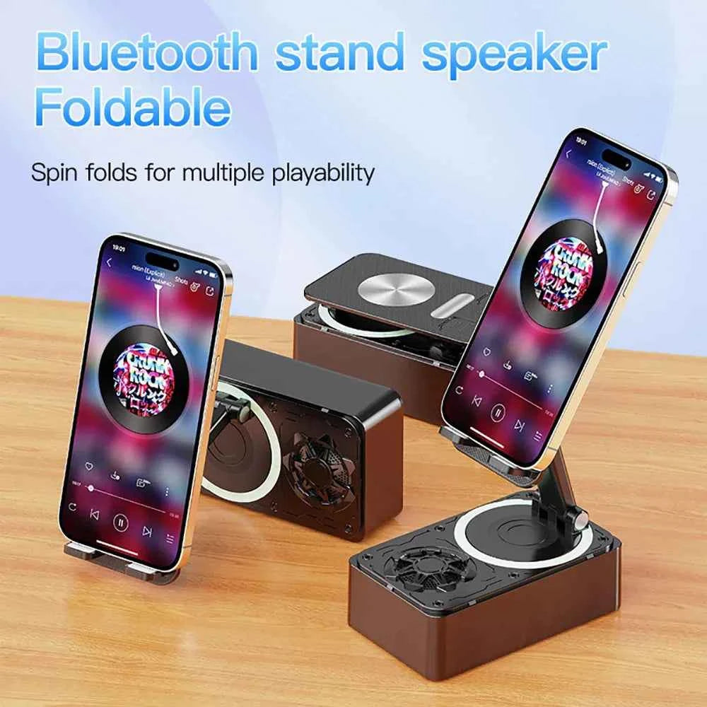 Kebidumei Multifunction Cell Phone Holder Stand With Bluetooth Speaker Phone Charging Adjustable Desktop Lazy Phone Bracket