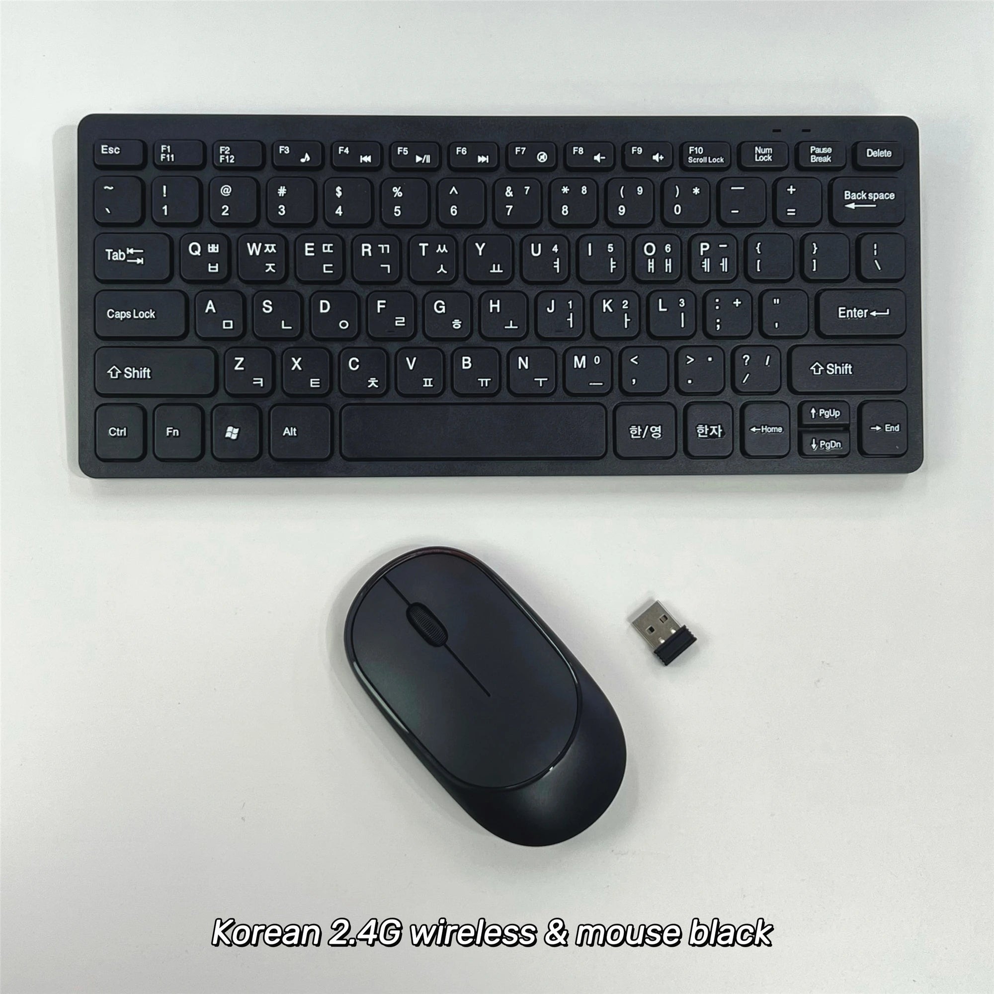 French Spanish Russian Korean 2.4G Wireless Keyboard and Mouse Mini Combo Set For Notebook Laptop Mac Desktop PC Computer