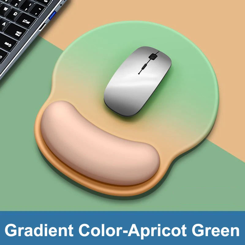 Gradient color mouse pad, comfortable wrist rest, non-slip mouse pad, soft mouse pad wrist rest - WinSupport Tech