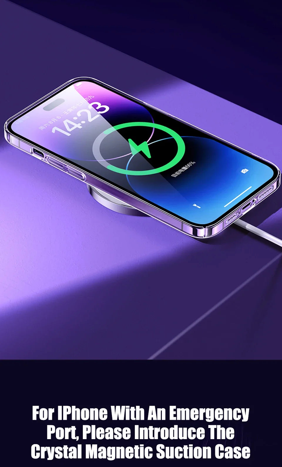 Magnetic Transparent Case For iPhone 15 14 11 13 12 16 Pro Max Plus For Magsafe Clear Wireless Charging Cases Phone Accessories