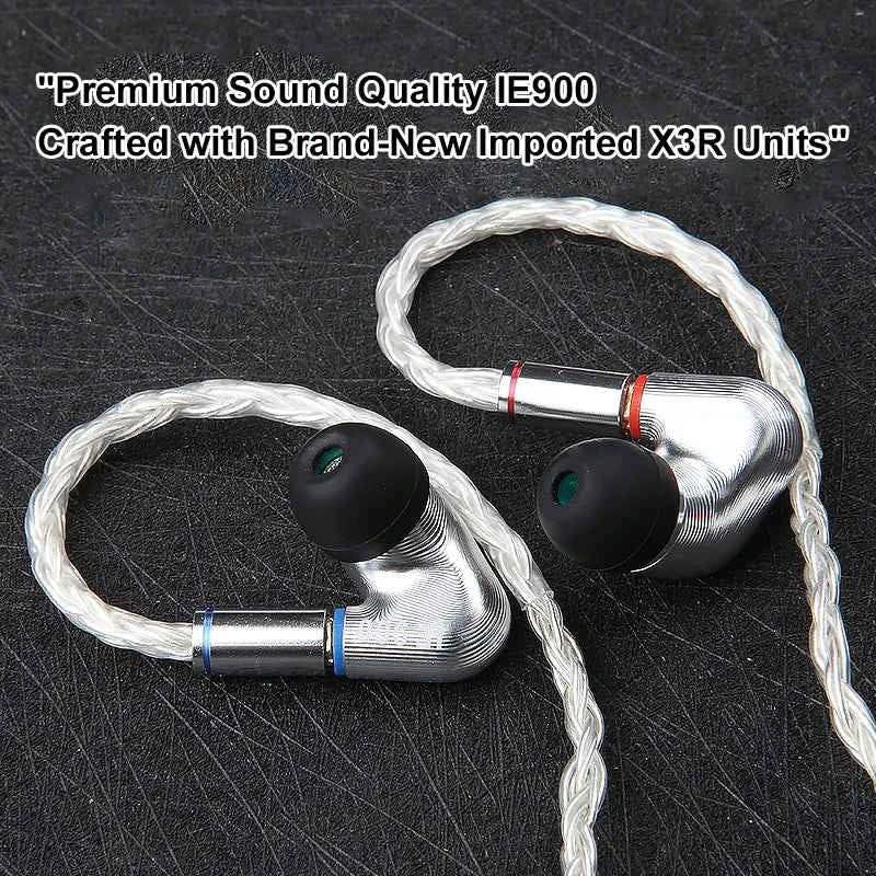 IE900 original unit high-end customized in ear high fidelity wired earphones with mmcx interface, universal for mobile phones