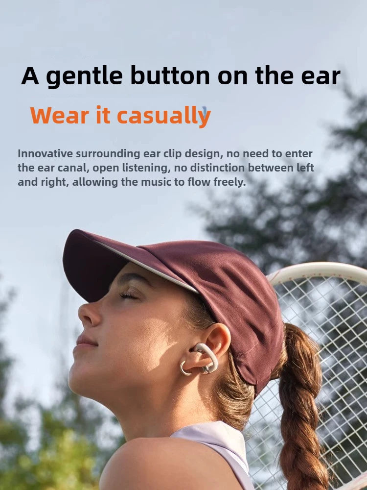 Shokz OpenDots ONE E310 Wireless Earphones Ear Clip AI Noise Reduction Long Battery Life Lightweight Earbuds Custom Headphones