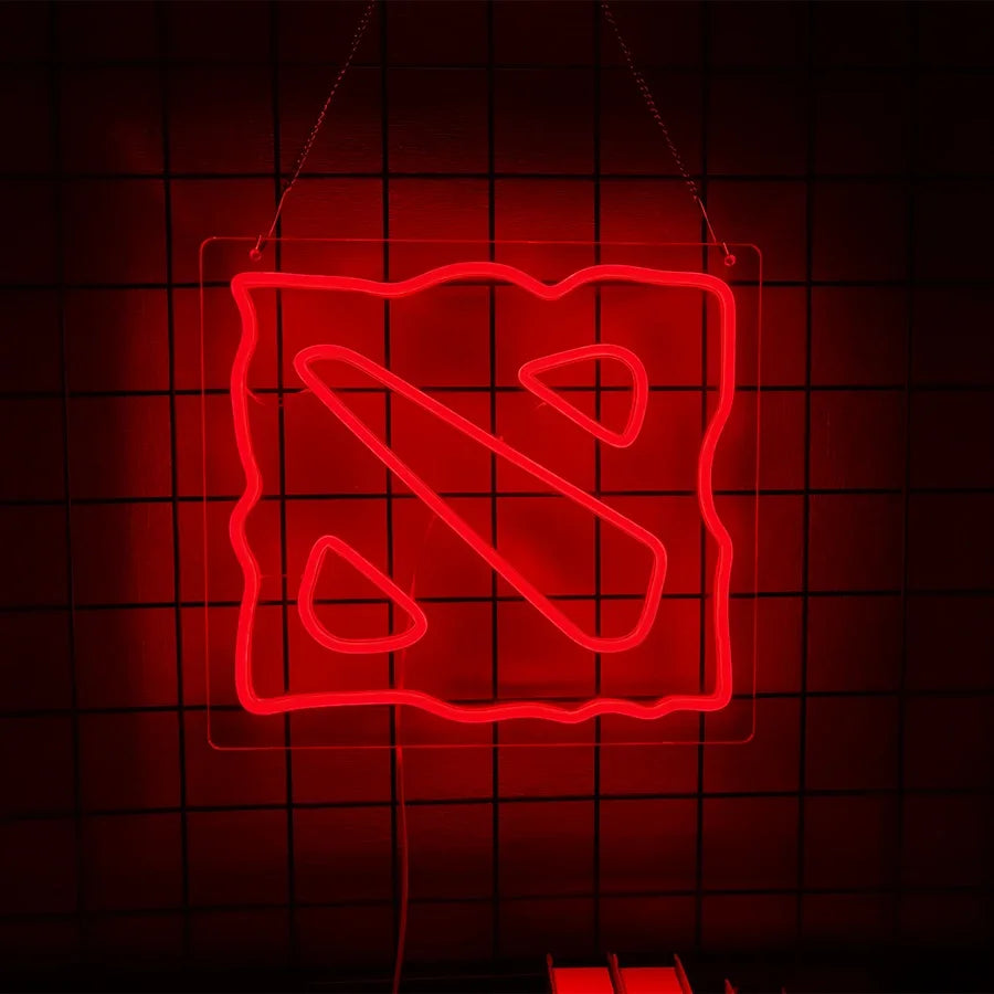 Neon Sign for Home Decor for Room Decoration Bedroom Accessories Series Wall Game Light Man Up Gifts Gamer Aesthetic Friends