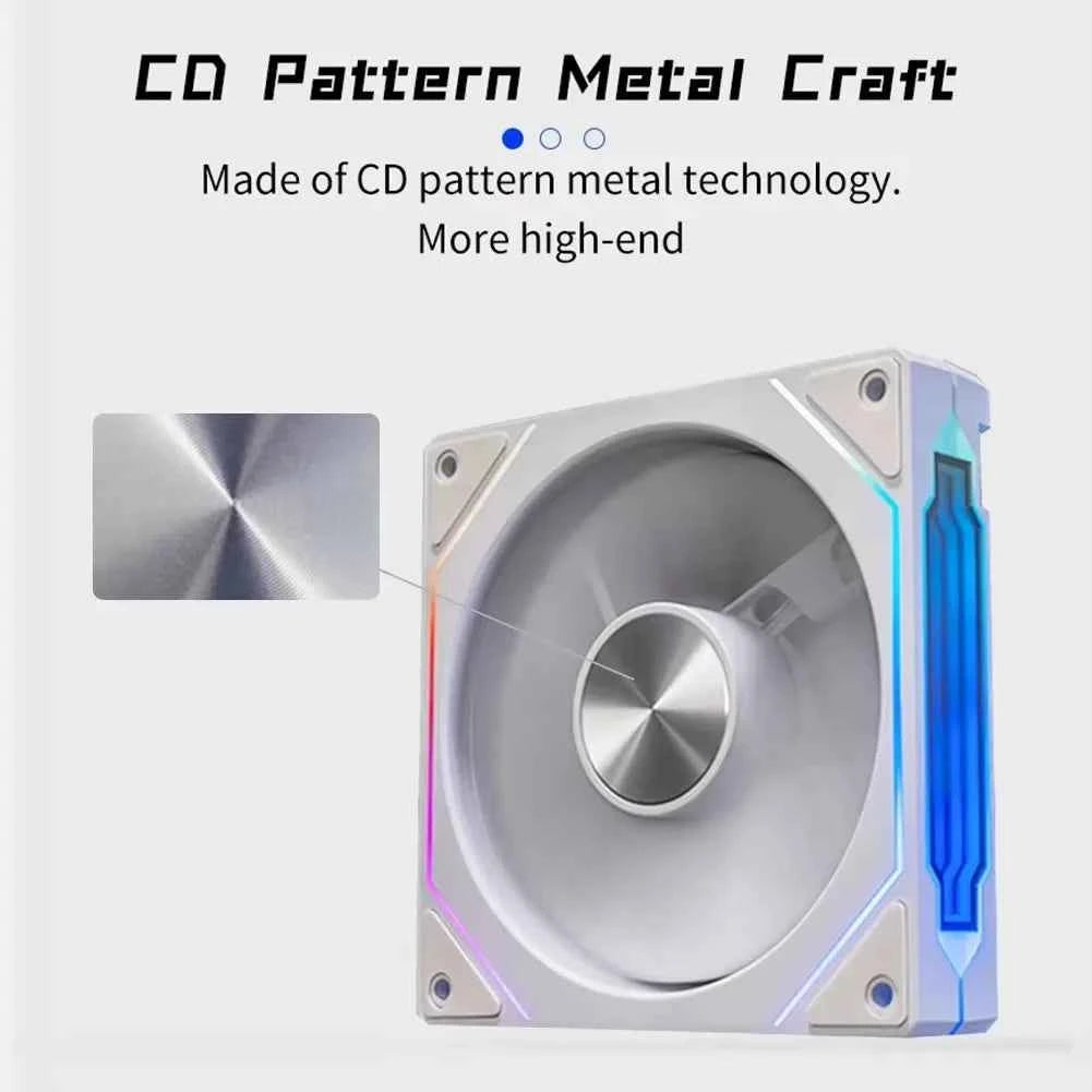 ICE Whale Prism 4RS ARGB PC Case Fan 120mm Infinity Mirror Design Motherboard Lighting Sync 4PIN PWM CPU Fan