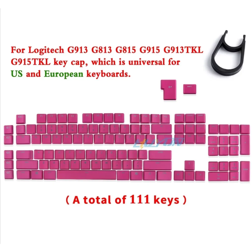 For Logitech G915\G913\G815\G813\TKL87 Gaming Mechanical Keyboard Keycaps Non-slip Textured Replacement Cap