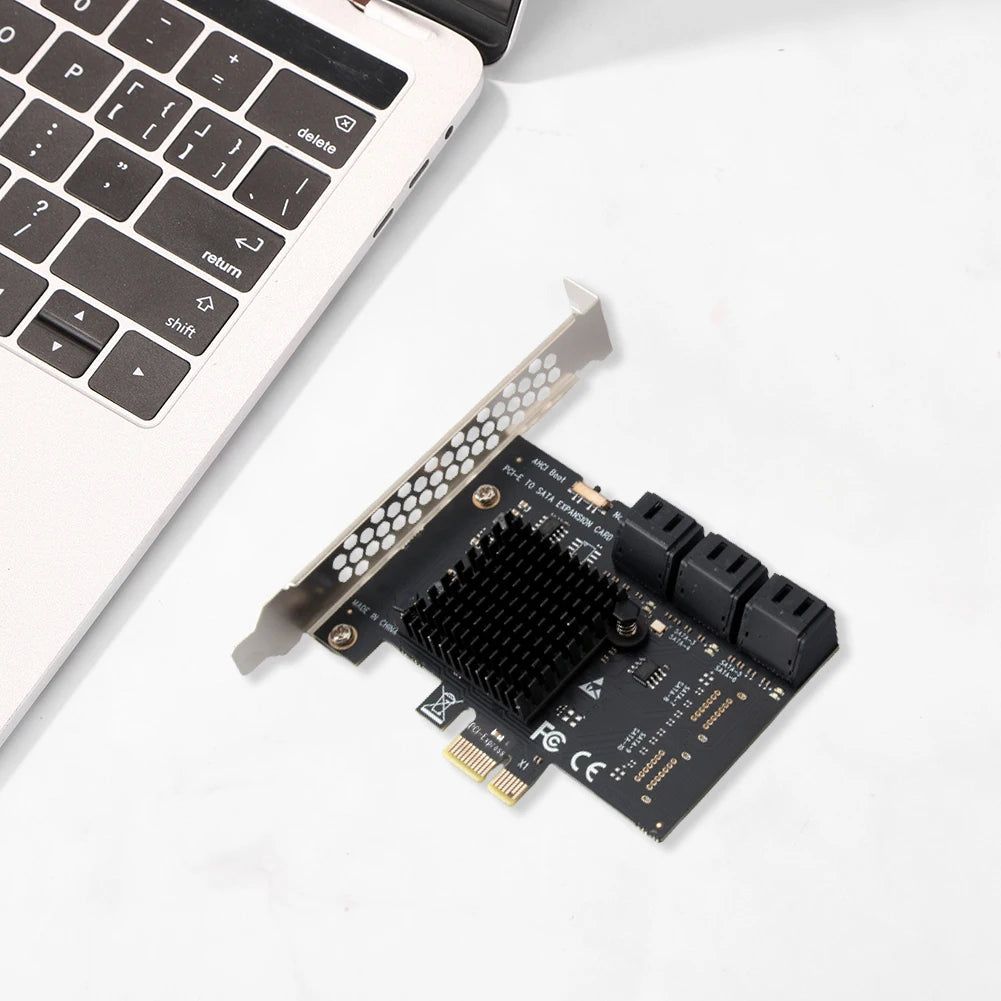 Shunmaii PCI-E 1X to SATA 3.0 6-Port Expansion Card