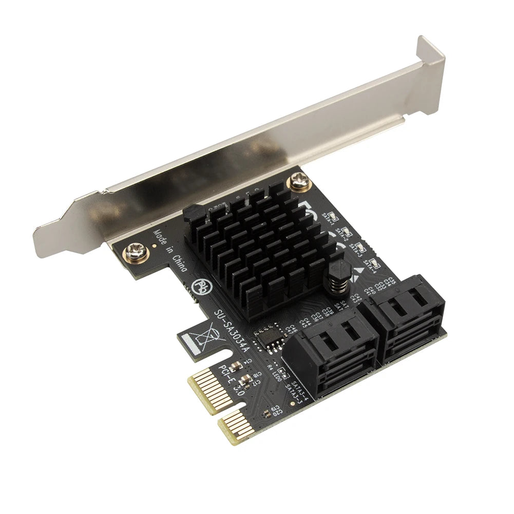 VODOOL SA3112J PCI-E to SATA 3.0 Expansion Card – 20-Port PCIe X1 Controller