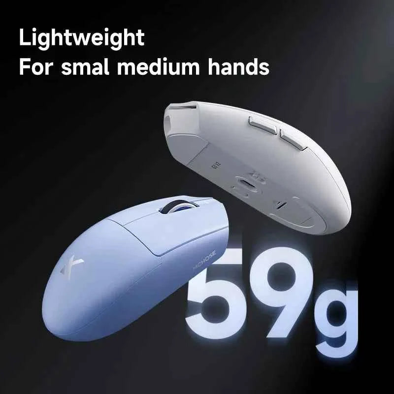 MCHOSE G3 V2 Wireless Gaming Mouse E-sports Lightweight Three Mode Bluetooth PAW3311 High Performance 800mAh Office 59g Mouse