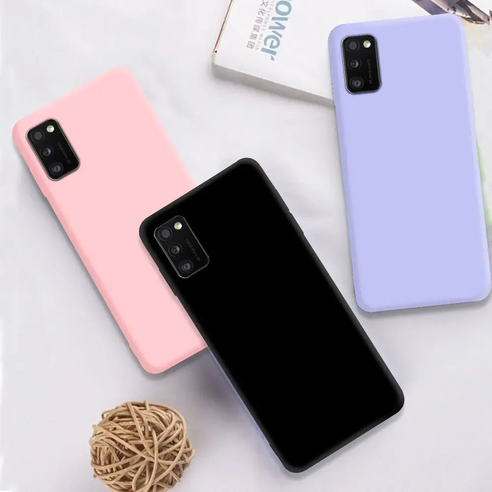 Liquid Soft Silicone TPU Case For Samsung Galaxy S20 S21 S22 S23 Plus Note 20 Ultra S21 FE 5G Back Cover Cases