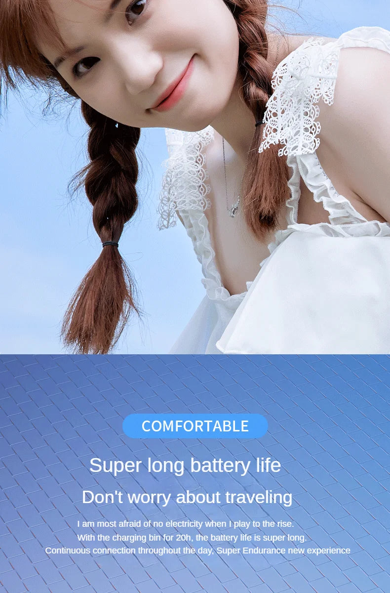 Super Bass Sleep Headphones Wireless Bluetooth Earphones With Mic Sports Earbuds Noise Reduction Mini HD Headset For Smart Phone