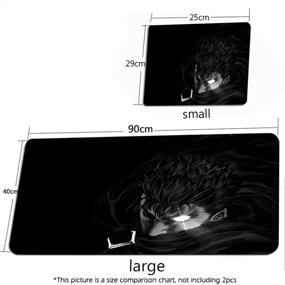 Guts Sword in Berserk Mouse Mat XXL Computer Accessories Large Keyboard Laptop Table Pad The New Product Gamer Gaming Mousepad