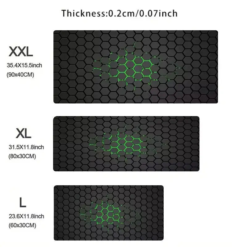Hexagon Mousepad Computer New XXL MousePads Keyboard Pad Mouse Mat Esport Gamer Office Carpet Table Mat Desktop Rubber Mouse Pad