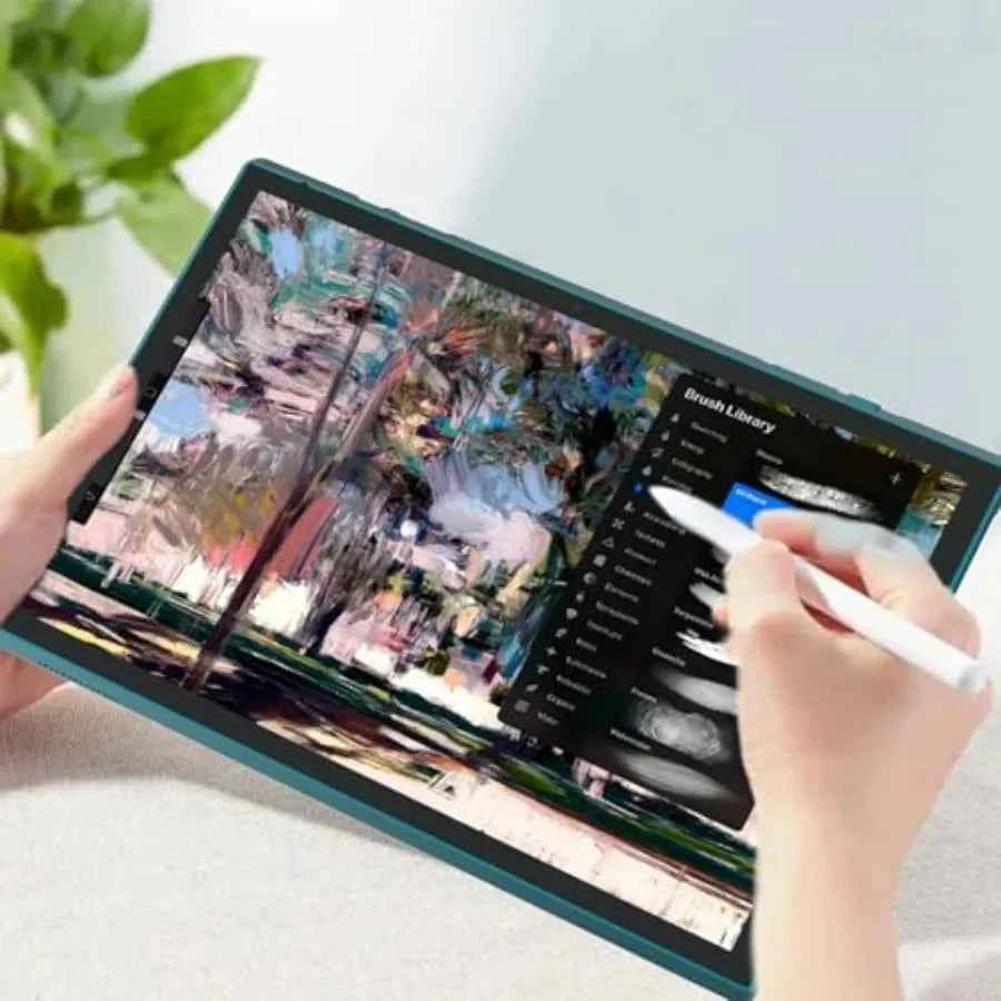 10-inch Android 15 Tablet for Work and Entertainment IPS Display Black 8GB DDR4 RAM + 32GB ROM with 1TB Expandable Storage 6000