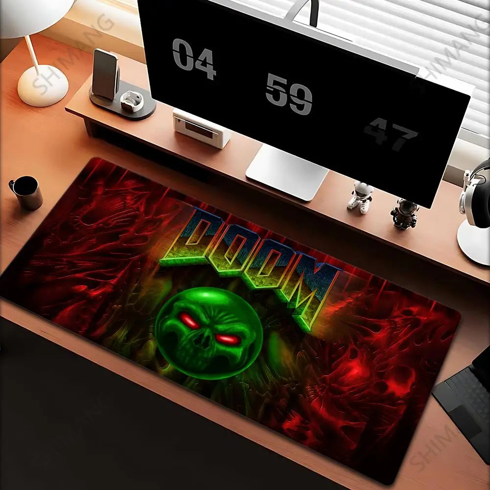 Gaming D-Dooms E-Eternals Mousepad 30x80cm Antislip Rubber Base MouseMat Gamer XXL Mause Carpet PC Thicken Table Pad for E-sport