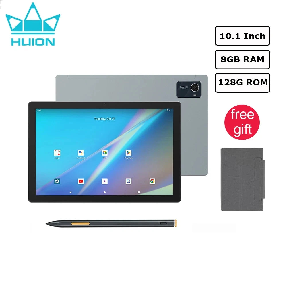 Huion Tablet Kamvas Slate 10/11/13 Android 14 Note Pad Portable Graphics Tablet 10-13 Inch, Bluetooth WIFI Wireless Connection