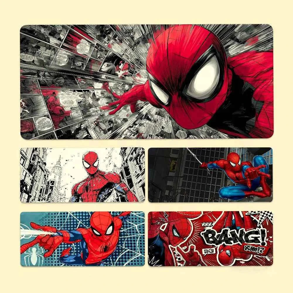 S-Spiders-Mans Mouse Pad Computer Mat Deskpad Laptop Keyboard Mat Office Large Landscape Mousepad