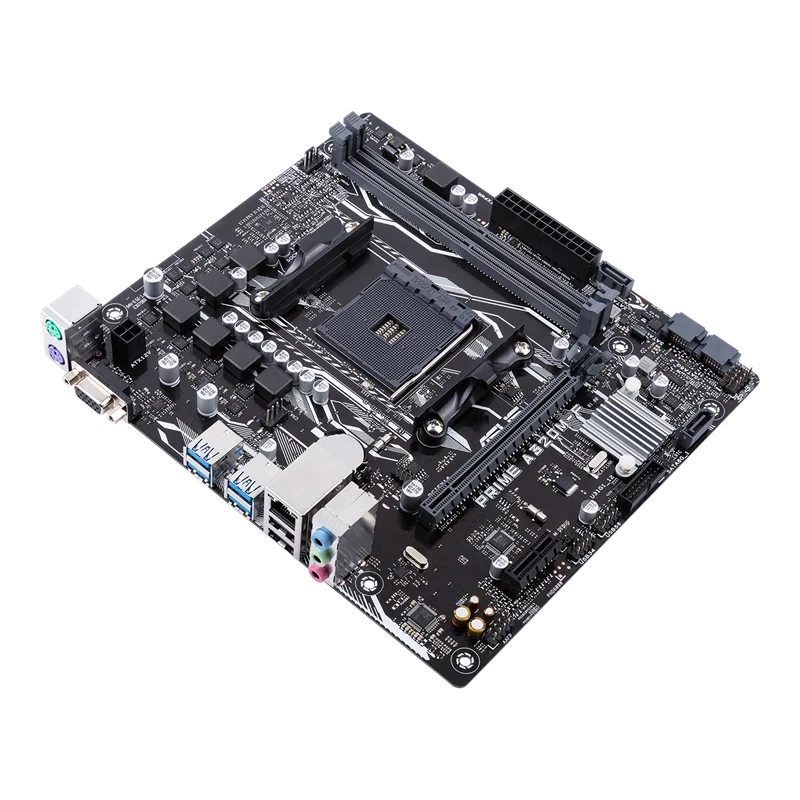 ASUS PRIME A320M-F Motherboard AM4 AMD A320 Chipset DDR4 32GB Micro ATX Used - WinSupport Tech