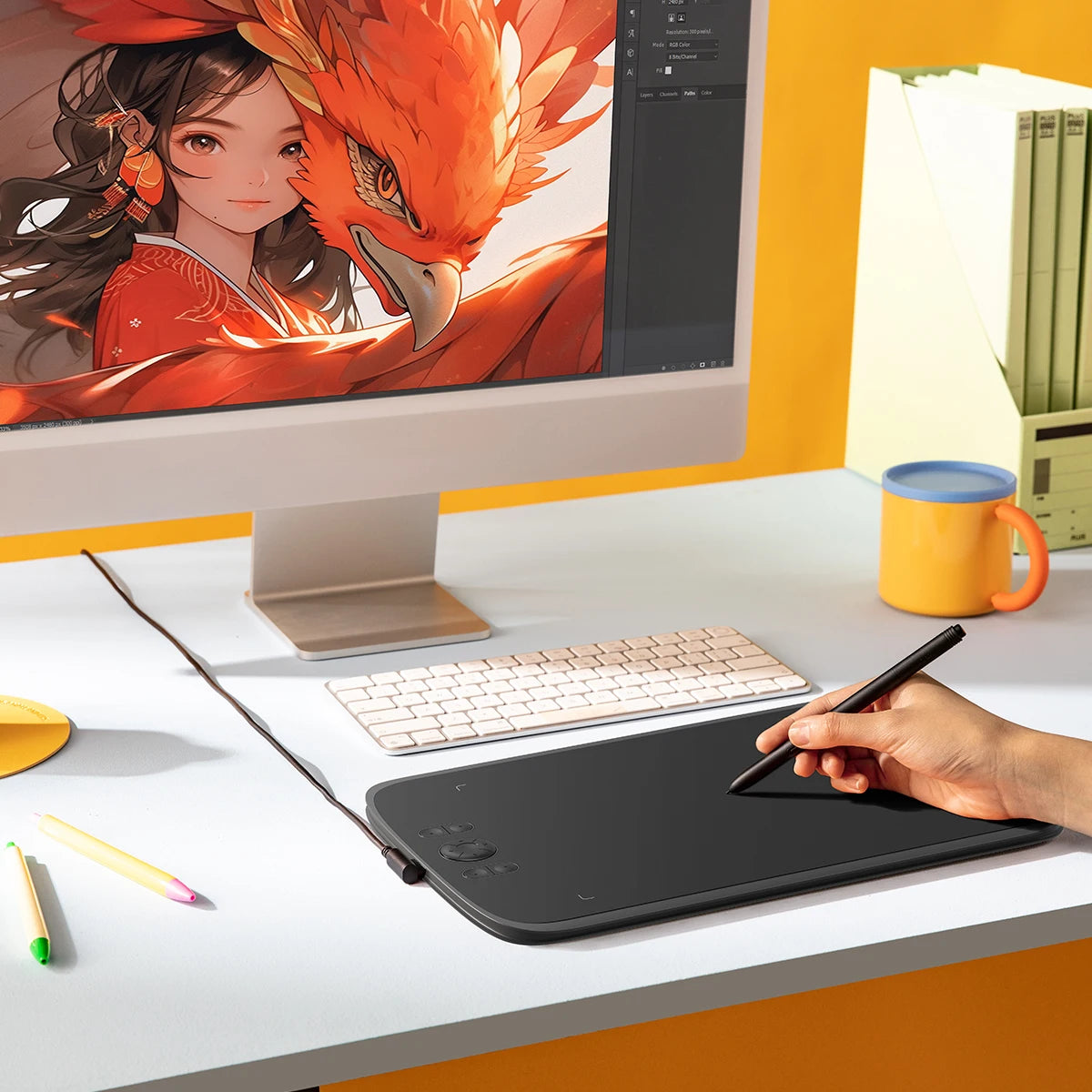 Ugee M808 Drawing Tablet Graphic Table 10 inch Digital Pen Board Writing Pad for Android PC Windows Children Professional Design