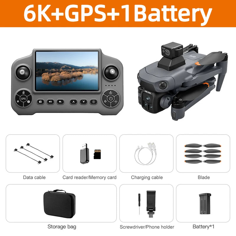 Lenovo V918 3S GPS Drone 8K Professional Camera Aerial FPV Brush power Laser Obstacle with Large Screen RC Folding 2026