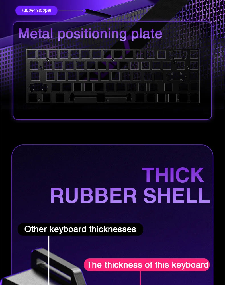 AULA WIN68 HE Esports Magnetic Switch Keyboard Rapid Trigger 8K Return RGB Hotswap 60% 68% Custom Game Keyboard