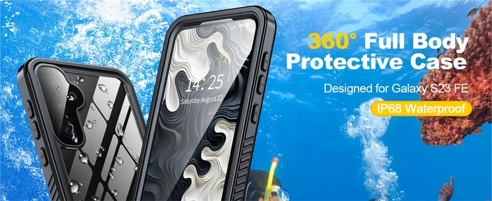 IP68 Waterproof Shockproof Case For Samsung Galaxy S26 S25 S24 S23 S22 S21 Ultra A54 5G Underwater Swimming Phone Luxury Cove
