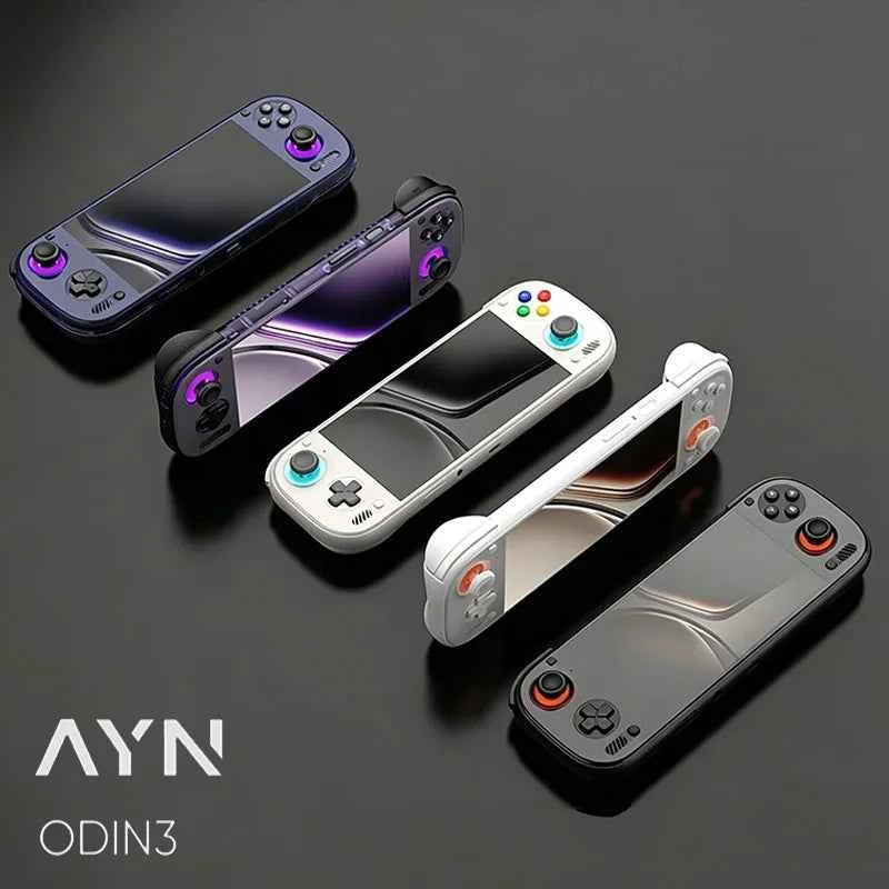 AYN ODIN3 Joystick/Trigger Pocket Player Console 6''IPS 1080P 120Hz AMOLED Video Game Console Support Wi-Fi7+BT6.0 Connect Game Battles Handheld Game Console Best Gift