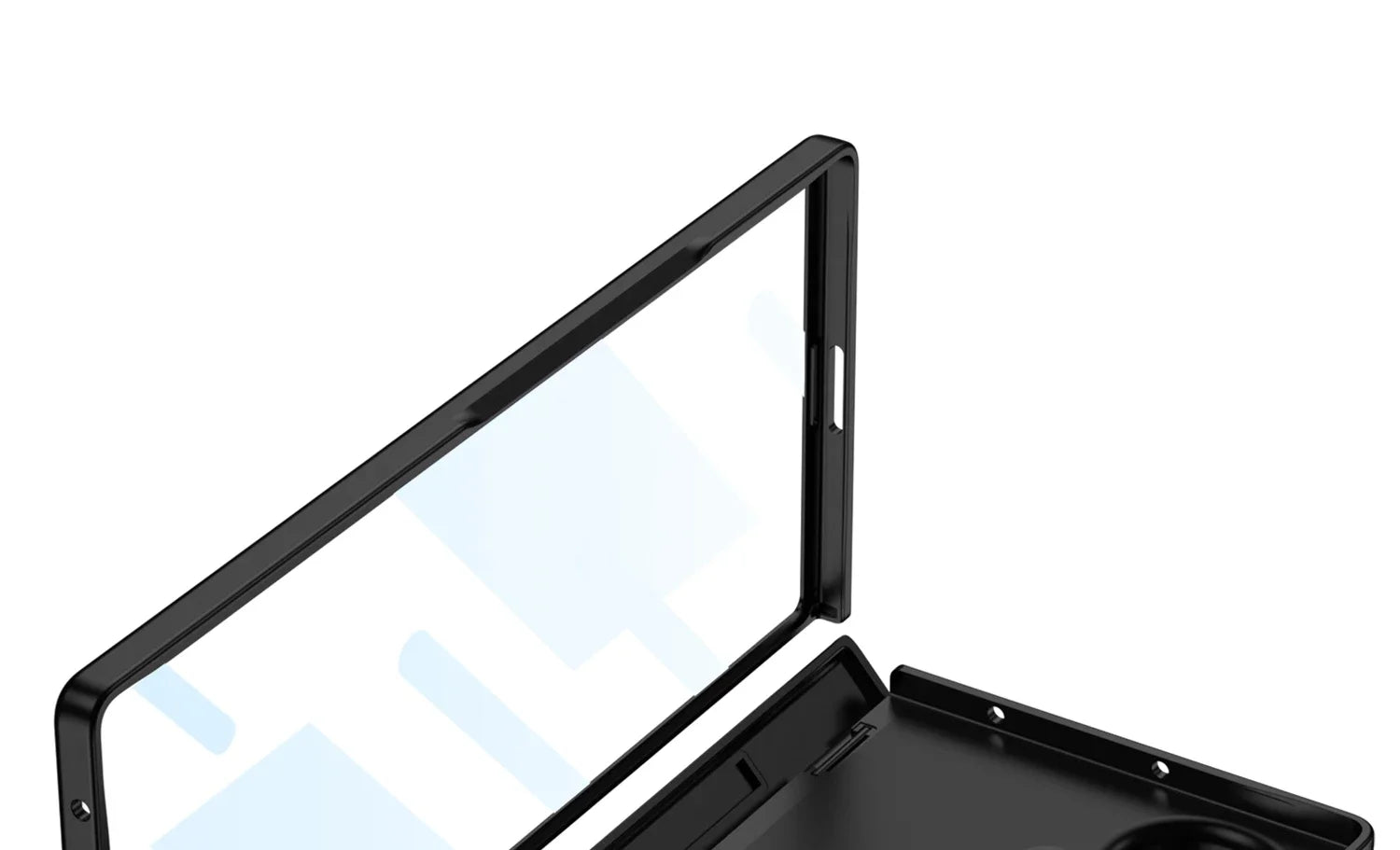 Magsafe Rotating Bracket Case For Samsung Galaxy Z Fold 7 Skin-feel Matte With Glass Film ZFold7 Magnetic Hinge Protective Cover