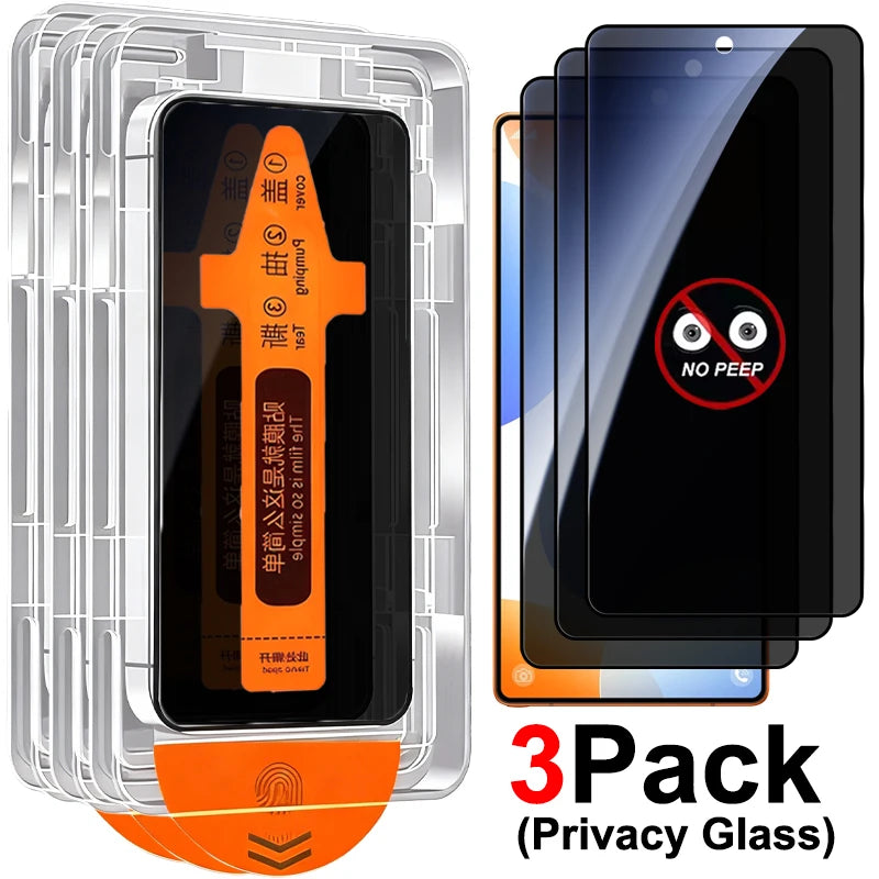 1/2/3Pack Easy Install Anti-spy Tempered Glass for Samsung Galaxy S26 Ultra Plus S 26 Anti-peep Privacy Screen Protectors Film