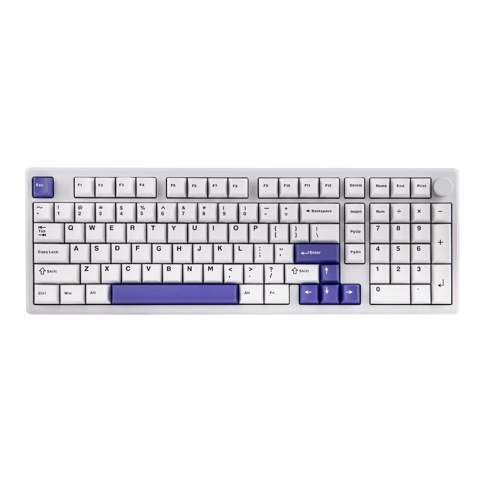 EPOMAKER Galaxy100 1800 ANSI US Layout QMK/VIA Wired/BT5.0/2.4Ghz Aluminum Mechanical Gaming Keyboard with Knob