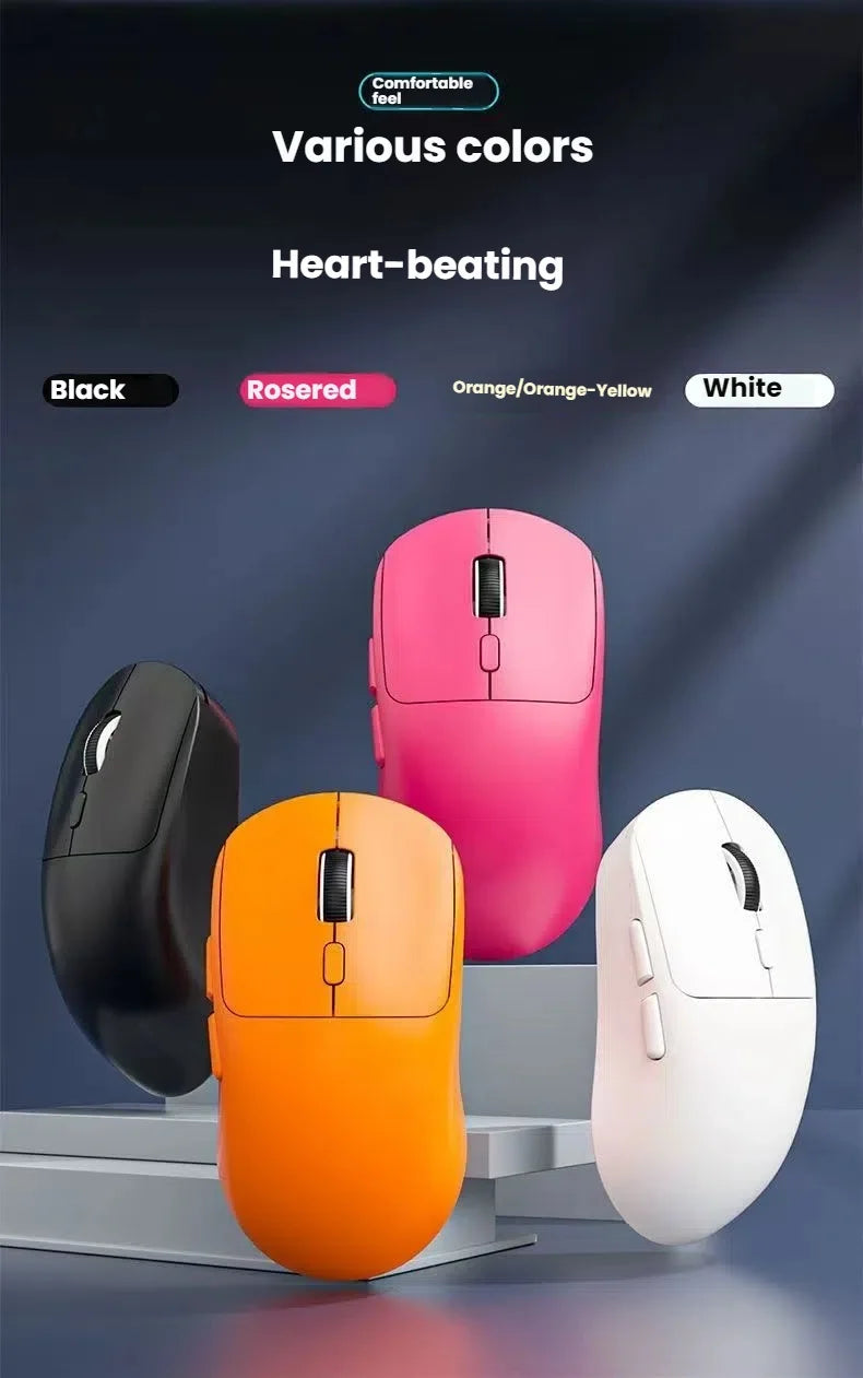 New M348 Wireless Bluetooth Lightweight Esports Game Mouse 6400DPI Mobile Battery Long Battery Life 2.4GHz Wireless Receiver