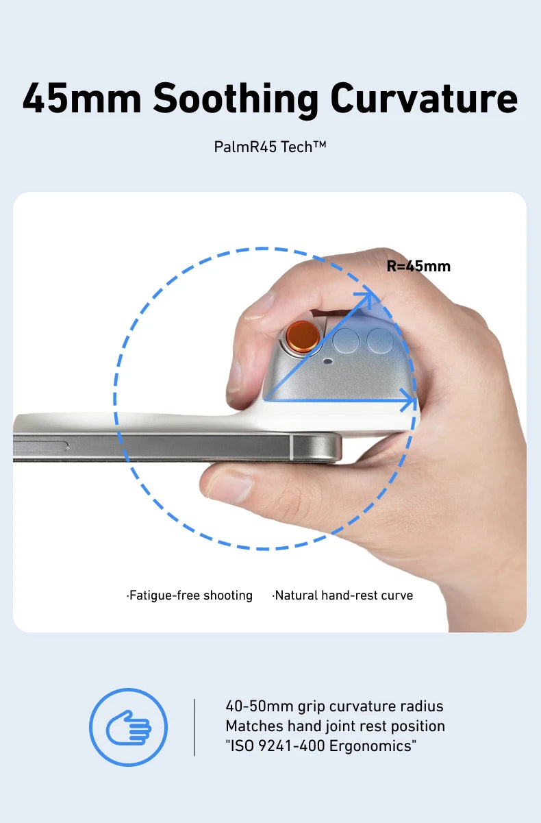 Magnetic Phone Camera Grip Smart Phone Holder With Remote Control Shooting Aid Handle Compatible For Iphone, Huawei, Samsung