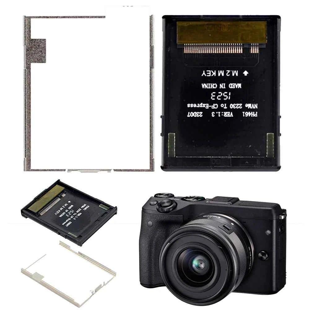 CF-Express Type-B to M.2 NVMe 2230 M-Key SSD Adapter PCIe 4.0 Expansion Memory CFexpress Card For Camera Photography Studio