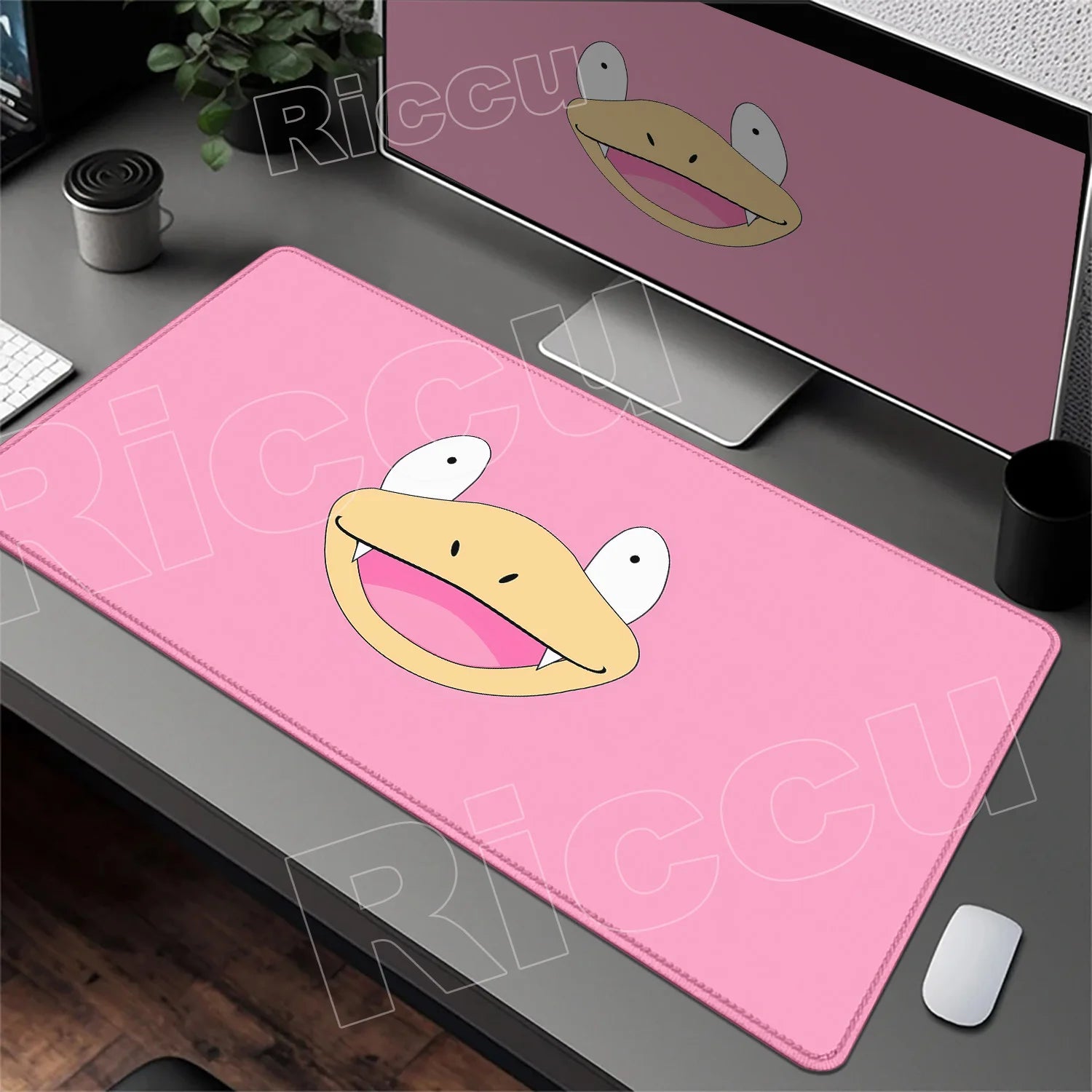 HD 900x400 Rubber Large PC Mousepad Gaming Mouse Pad Accessories Pikachu Slowpoke XXL Desk Keyboard Mat Computer Laptop Mausepad