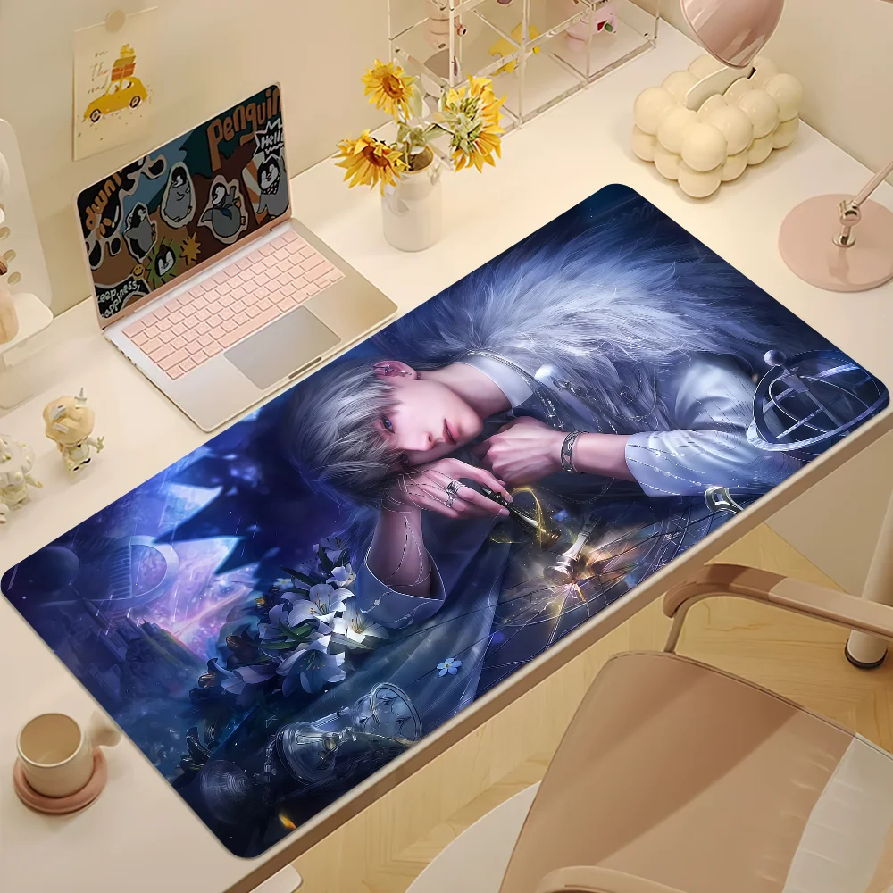 Love and Deepspace Zayne Sylus Xavier Caleb Mouse Pad Non-slip Lockedge Thickened Desktop MousePad Large Gaming Office Student