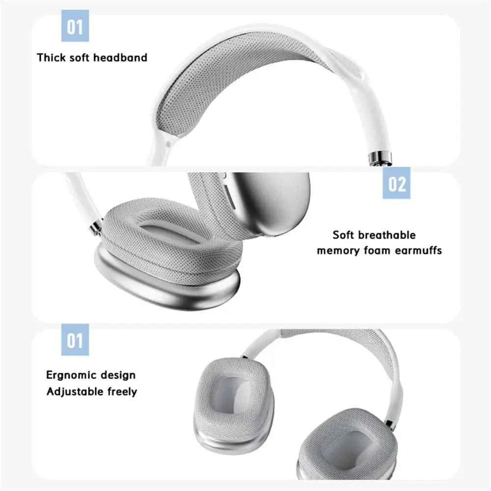 2026 Bluetooth Over Ear Headphones Wireless, HiFi Stereo Sound, 12 Hours Playtime, Dual Device Pairing, Foldable Noise Isolating Gaming Headset B36 Wireless Bluetooth 5.3 Headphones