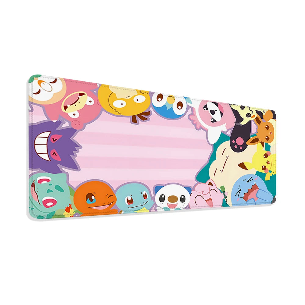 New Pokemons Mouspad Deskmat Kawaii Cute Gaming Mats Pad to Computer Offices Mousepad Gamer Mouse Carpet Mausepad Big Mousepepad