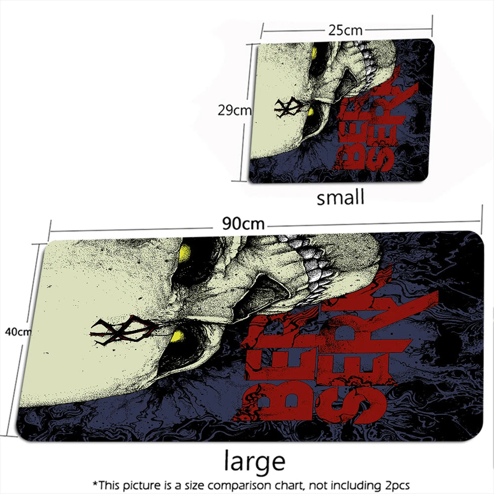 Guts Sword in Berserk Mouse Mat XXL Computer Accessories Large Keyboard Laptop Table Pad The New Product Gamer Gaming Mousepad